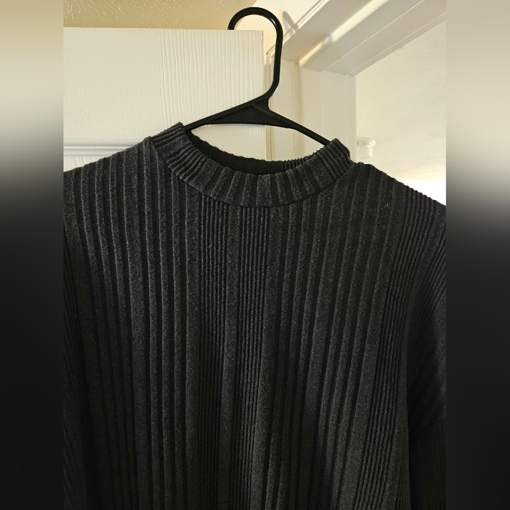 🟣Dark grey long sleeve shirt - Picture 3 of 5